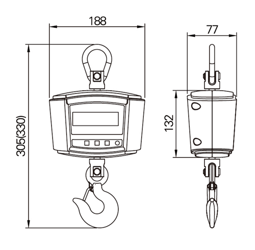 LP7655 CRANE SCALE, LOCOSC