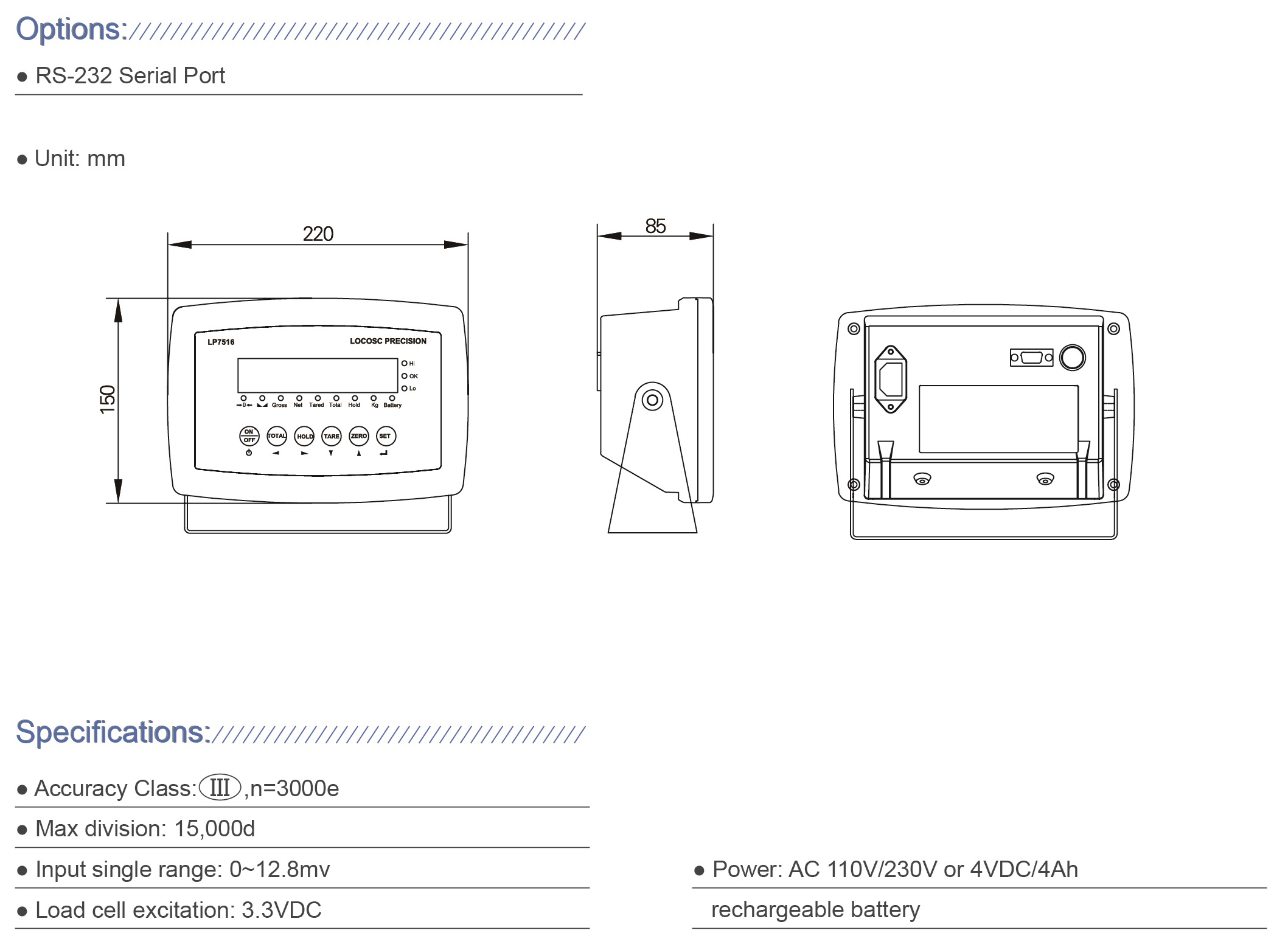 weighing terminal