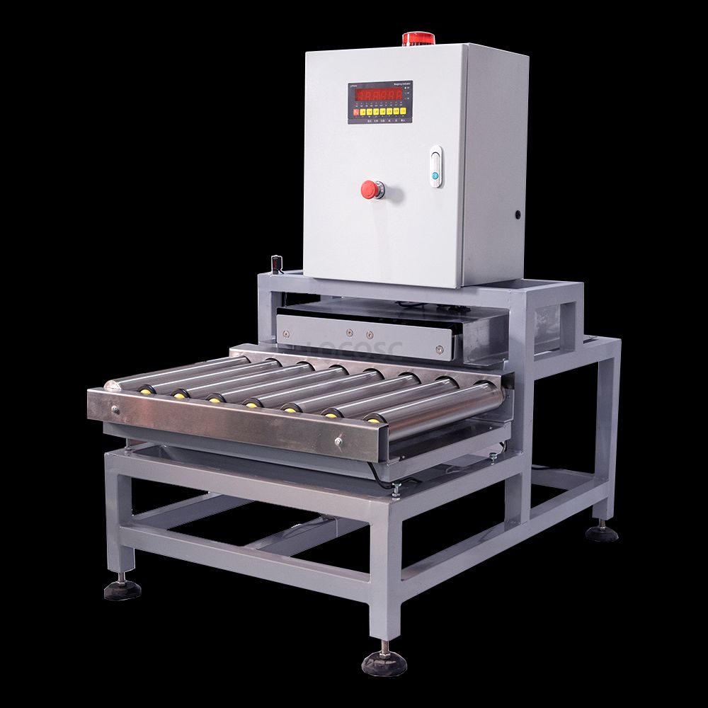 LOCOSC Conveyor Movable Roller Gravity Weighing Platform Scale Bench Scale